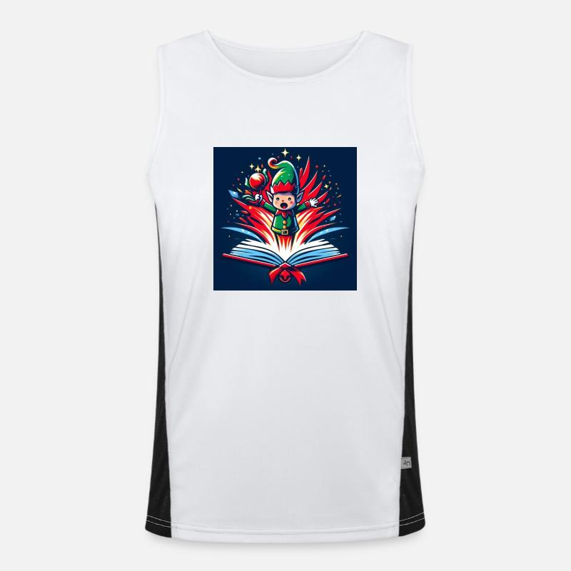 Elf Burst Men's Functional Contrast Tank Top 