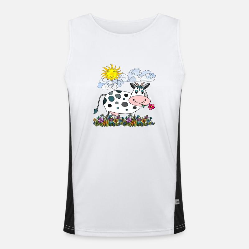 Vache Débardeur respirant contrasté Homme 