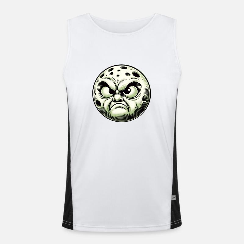 Bad-tempered moon Sandman Men's Functional Contrast Tank Top 
