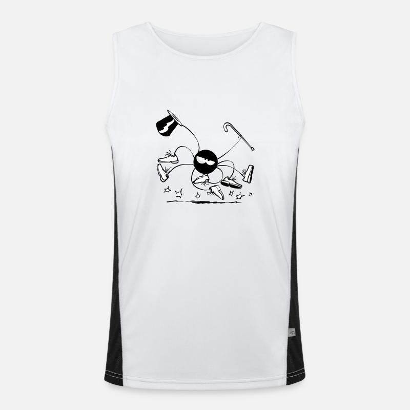 Beth die Spinne - Stepptanz (Version 2) Funktionelles Kontrast-Tank Top für Männer 