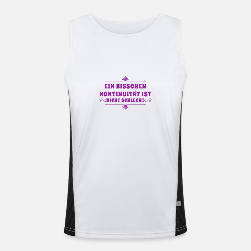 Kontinuierlichkeit Funktionelles Kontrast-Tank Top für Männer 