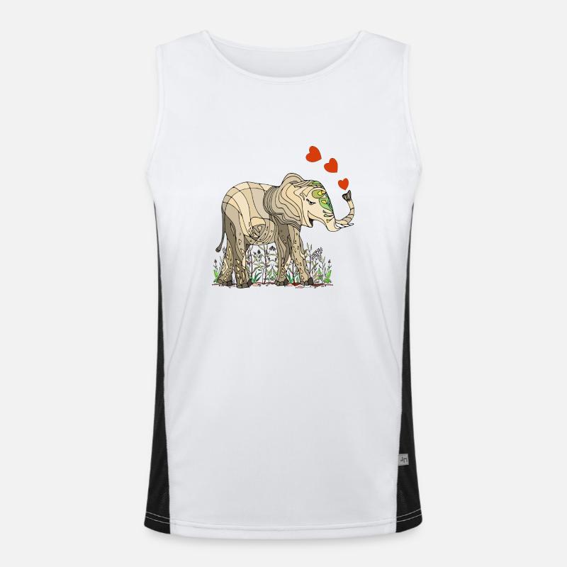 Elephant Men's Functional Contrast Tank Top 