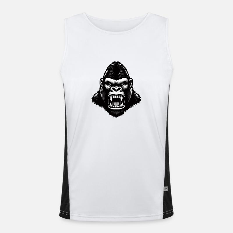 Angry Gorilla Men's Functional Contrast Tank Top 