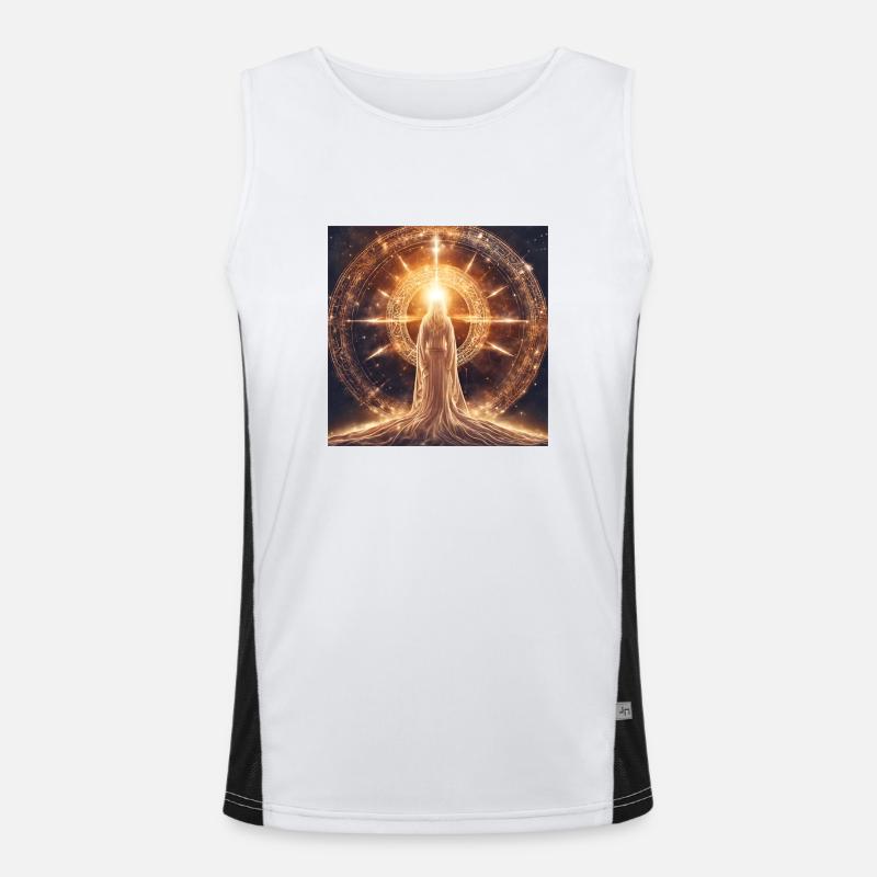 Astrologie des étoiles de l’espace Débardeur respirant contrasté Homme 