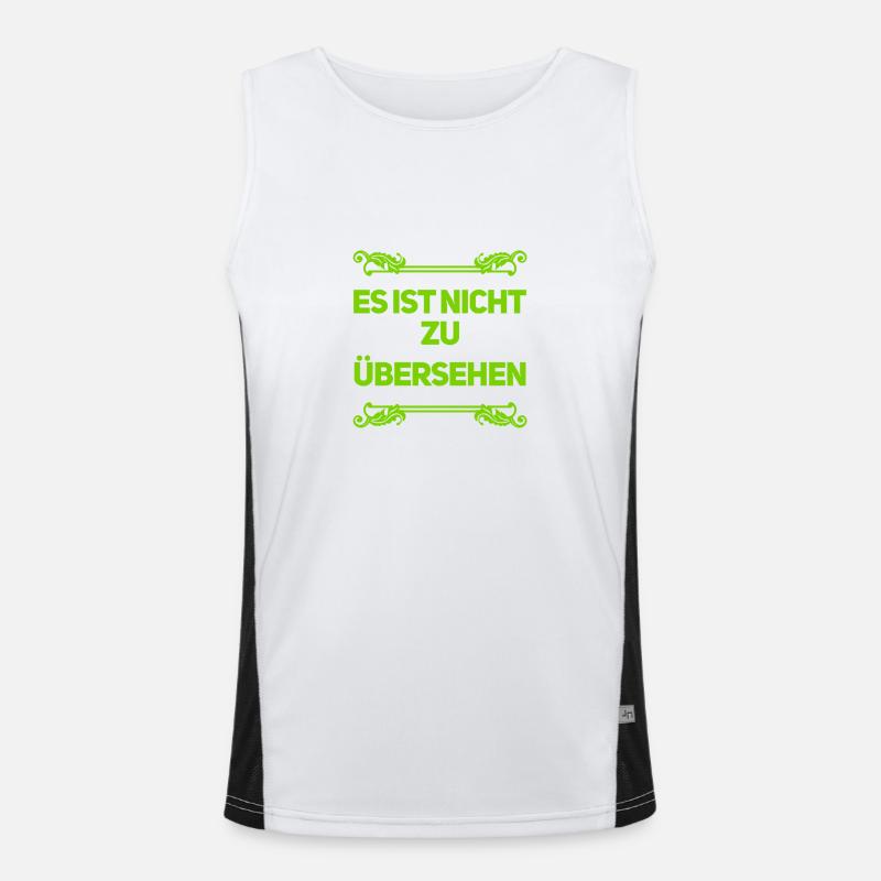 jeder sieht es Funktionelles Kontrast-Tank Top für Männer 