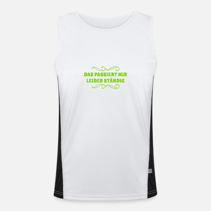 das kenne ich bereits Funktionelles Kontrast-Tank Top für Männer 