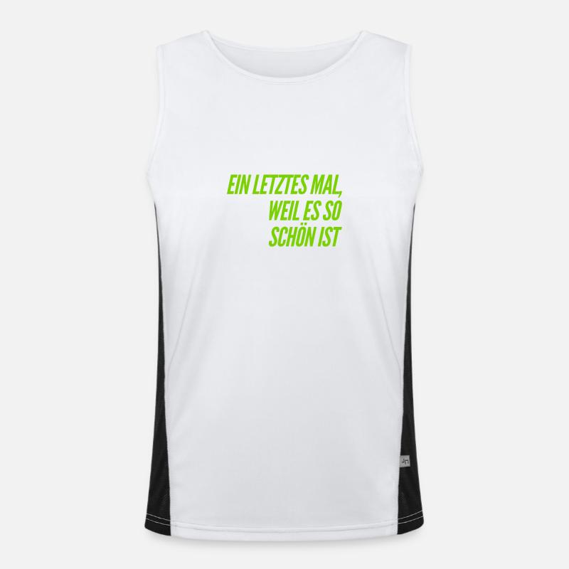 noch einmal Funktionelles Kontrast-Tank Top für Männer 