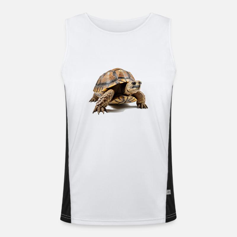 Turtles are impressive creatures Men's Functional Contrast Tank Top 