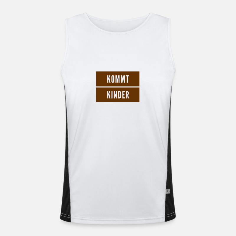 ab die Post Funktionelles Kontrast-Tank Top für Männer 