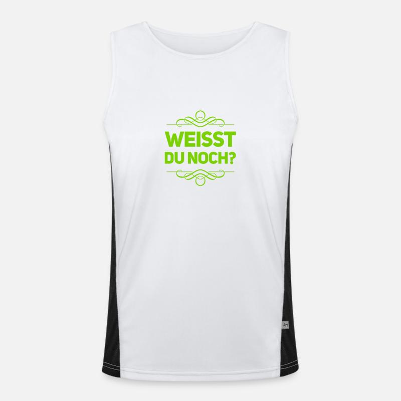 weißt du noch? Funktionelles Kontrast-Tank Top für Männer 