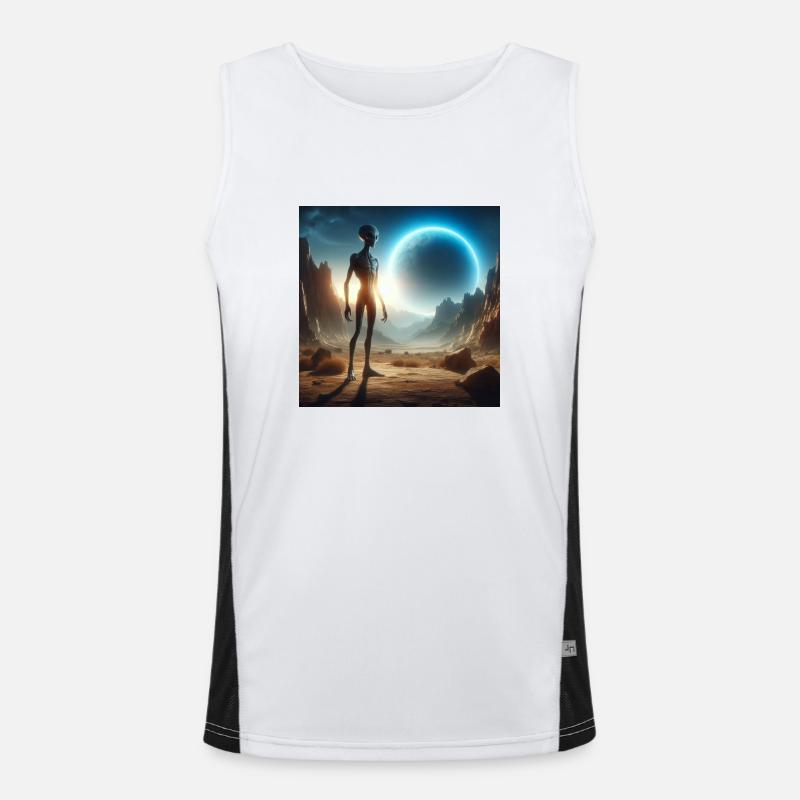 Astronomy Astrophysics Men's Functional Contrast Tank Top 
