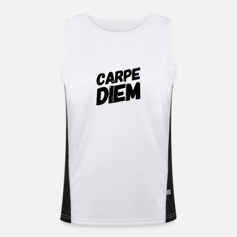 seize the day Men's Functional Contrast Tank Top 