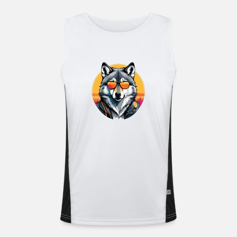 Gray Wolf Men's Functional Contrast Tank Top 