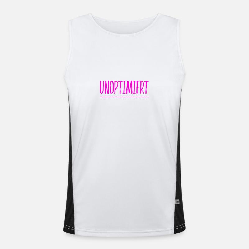 ich muss mich optimieren Funktionelles Kontrast-Tank Top für Männer 