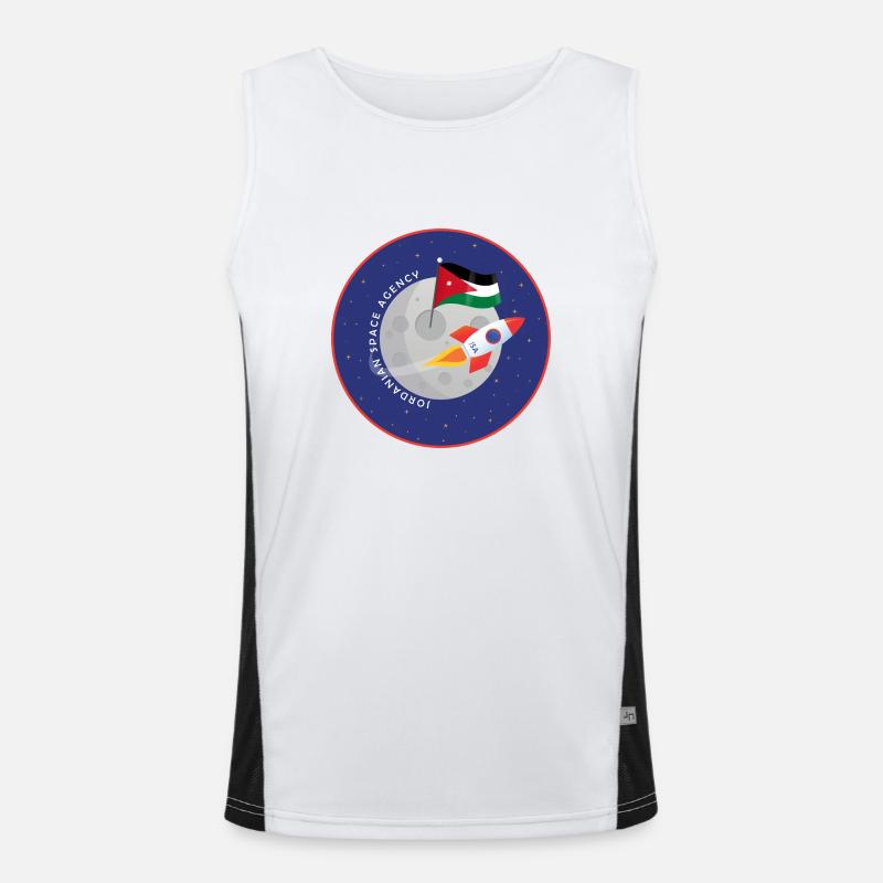 Agence spatiale jordanienne Débardeur respirant contrasté Homme 