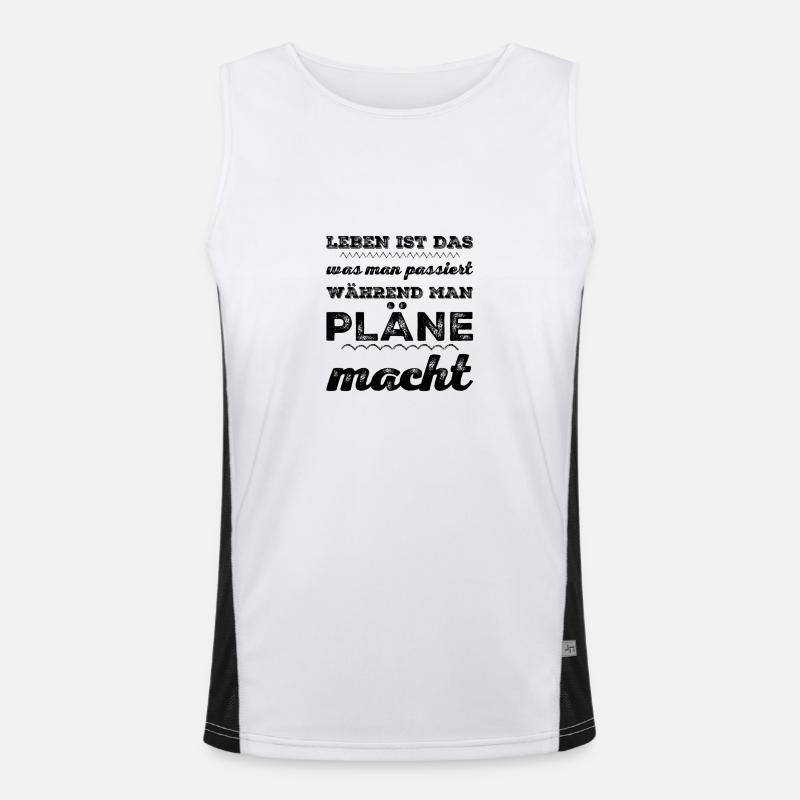 That's life Men's Functional Contrast Tank Top 