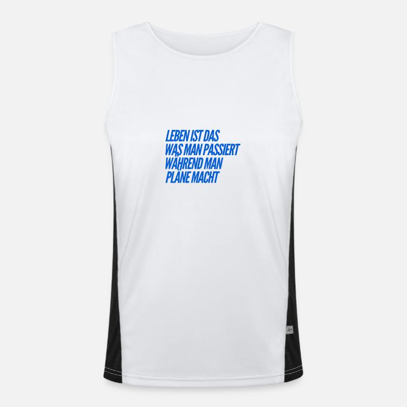 Don't plan Men's Functional Contrast Tank Top 