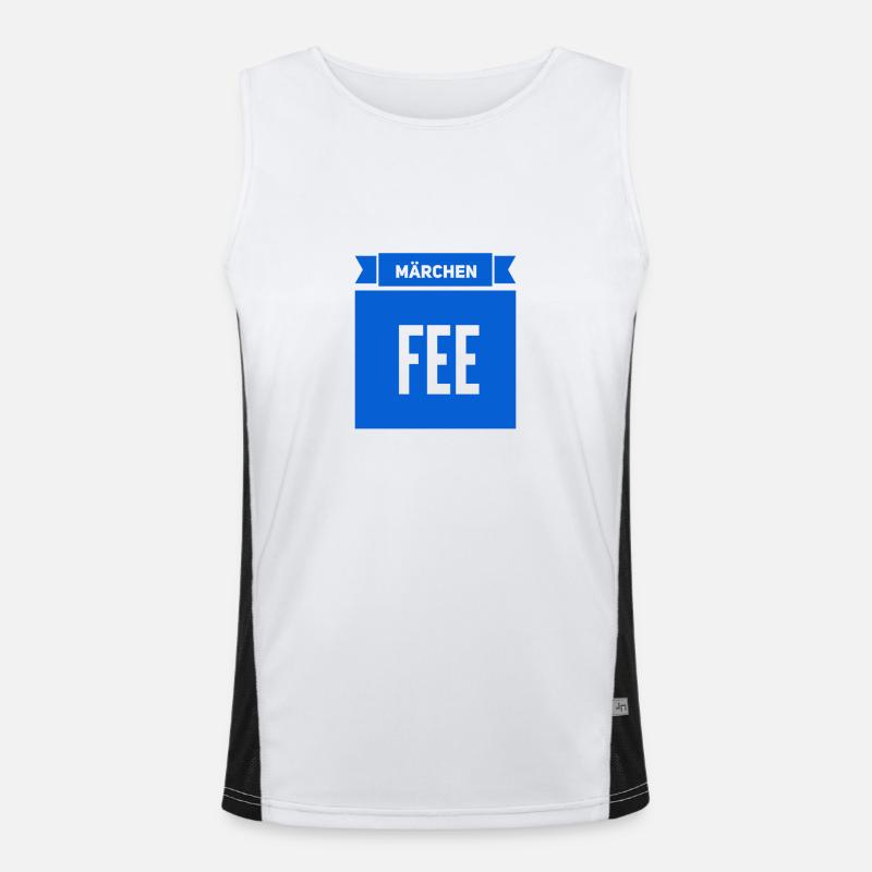 so sieht eine Märchenfee aus Funktionelles Kontrast-Tank Top für Männer 