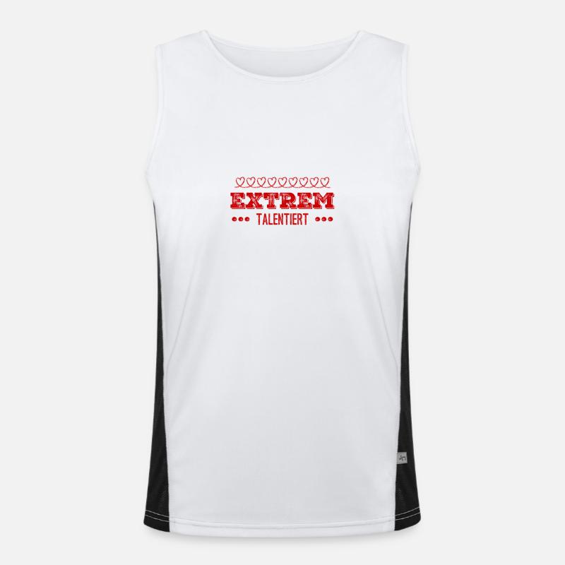 ich bin extrem talentiert Funktionelles Kontrast-Tank Top für Männer 