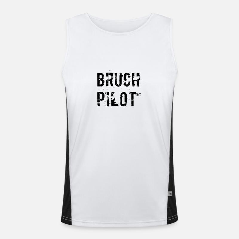 Fracture Pilot Men's Functional Contrast Tank Top 