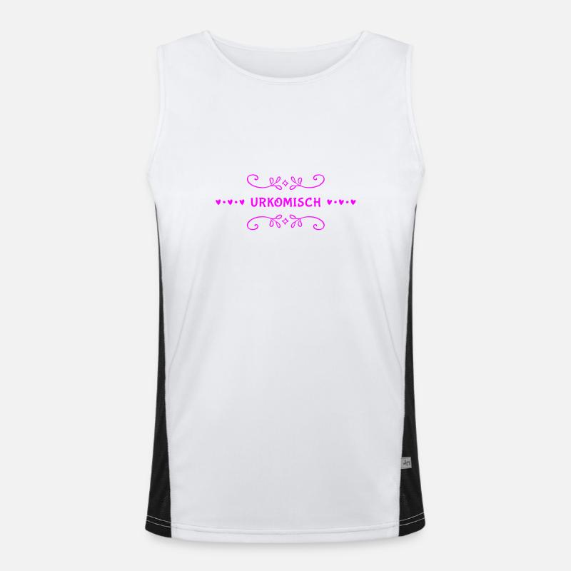 That's weird Men's Functional Contrast Tank Top 