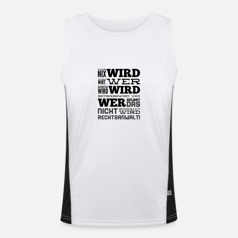 jeder wird etwas Funktionelles Kontrast-Tank Top für Männer 