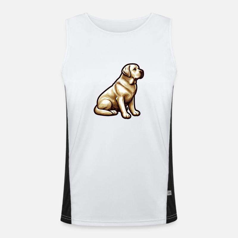 Labrador Retriever Débardeur respirant contrasté Homme 