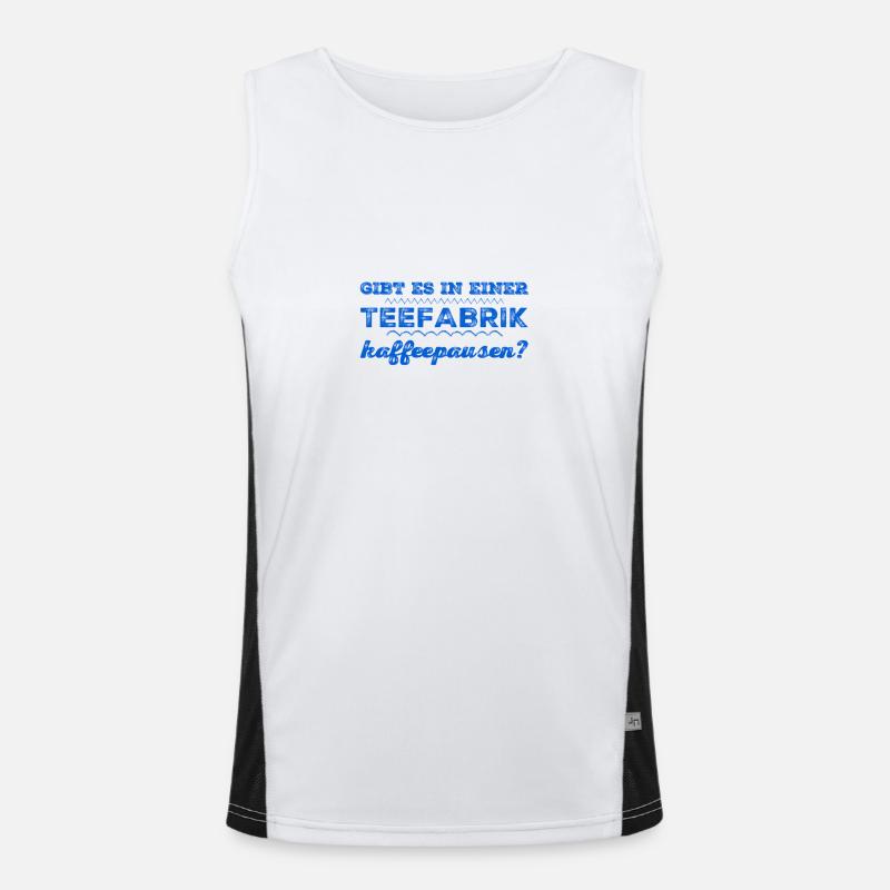 in der Teefabrik Funktionelles Kontrast-Tank Top für Männer 