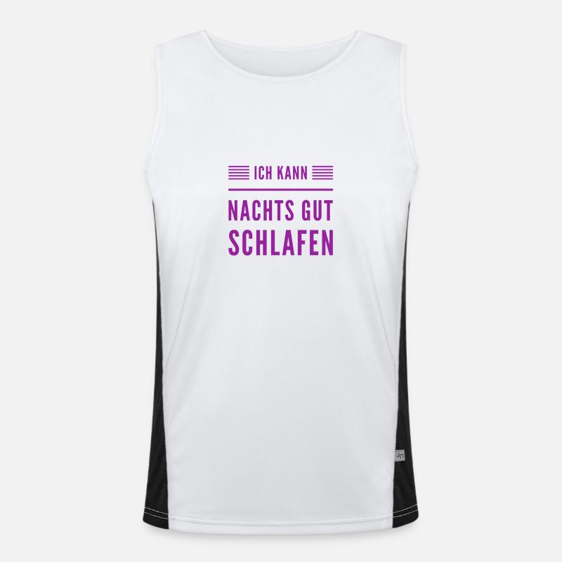 I don't have any sleep problems Men's Functional Contrast Tank Top 