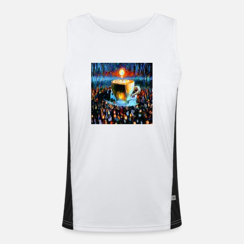 Vincent Van Coffee Men's Functional Contrast Tank Top 
