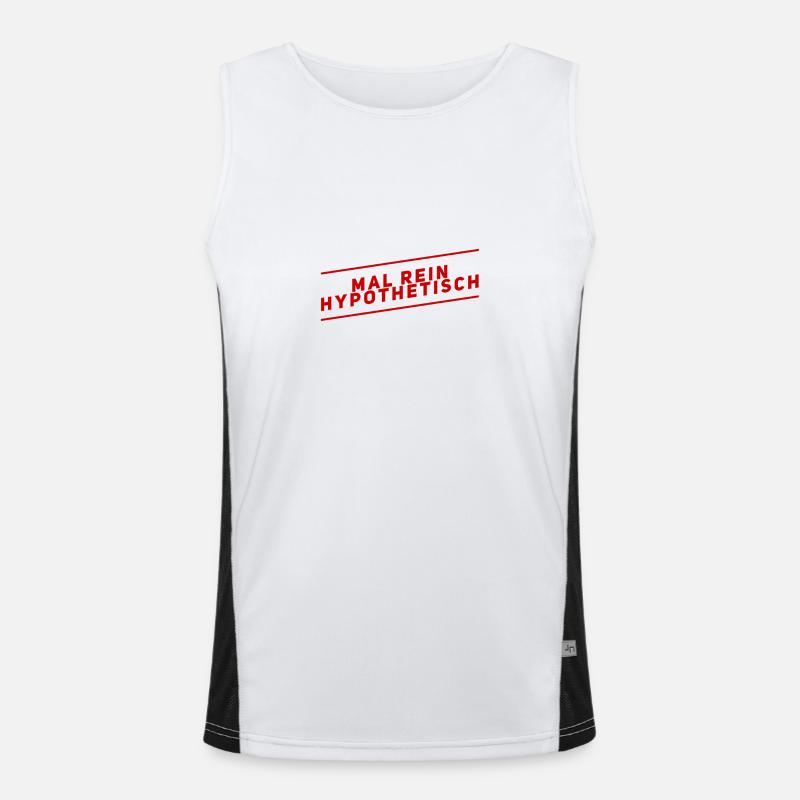 hypothetisch Funktionelles Kontrast-Tank Top für Männer 