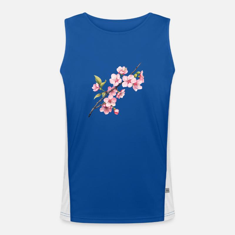 Sakura Spring Men's Functional Contrast Tank Top 
