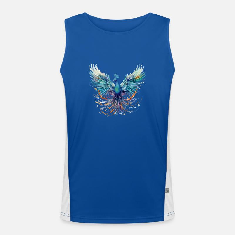 Fantasy-Vogel Funktionelles Kontrast-Tank Top für Männer 