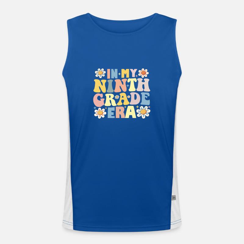 In My 9th Ninth Grade Era Teacher Students Men's Functional Contrast Tank Top 