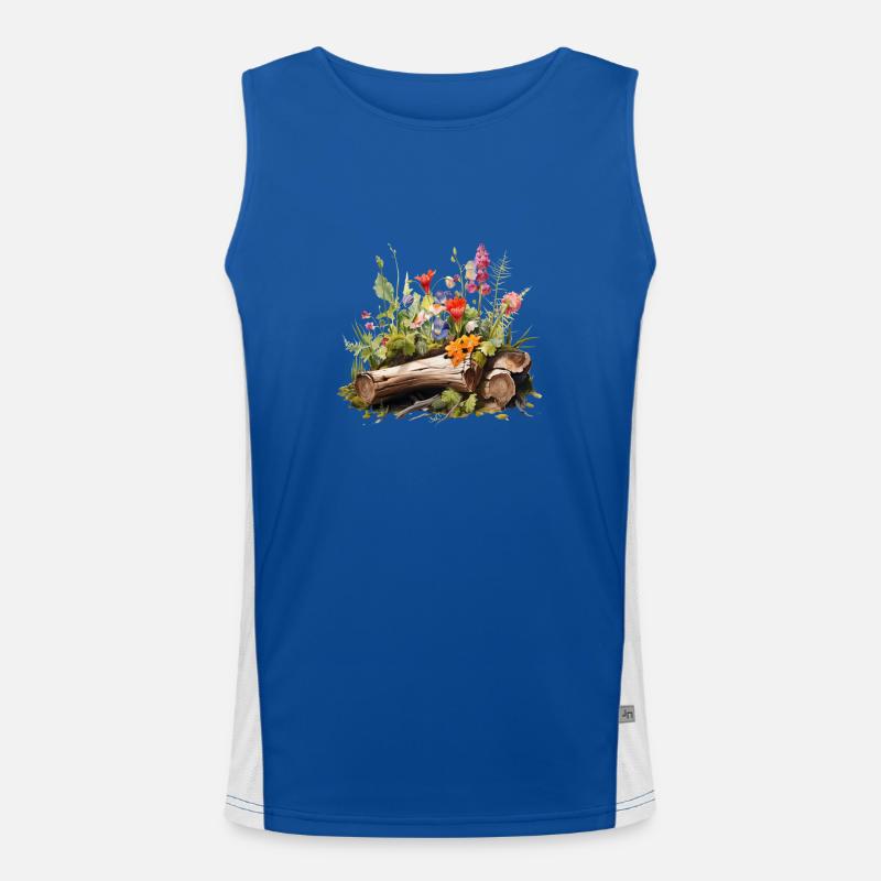 Réveil des fleurs Débardeur respirant contrasté Homme 