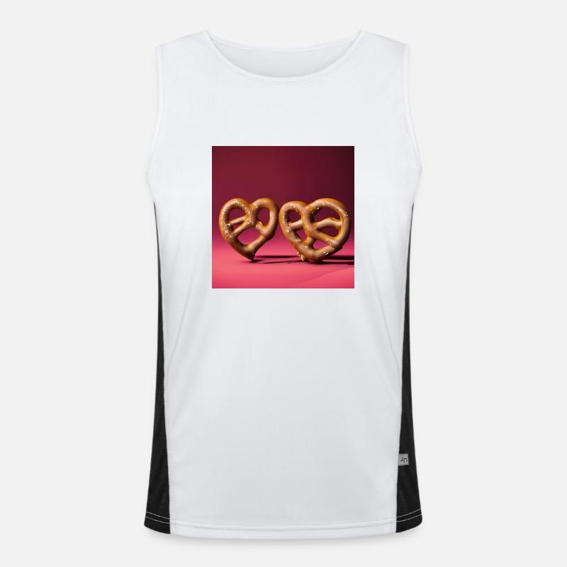Pretzel Heart Men's Functional Contrast Tank Top 