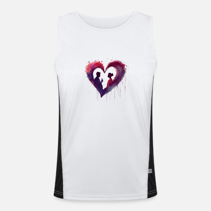 First Love Men's Functional Contrast Tank Top 