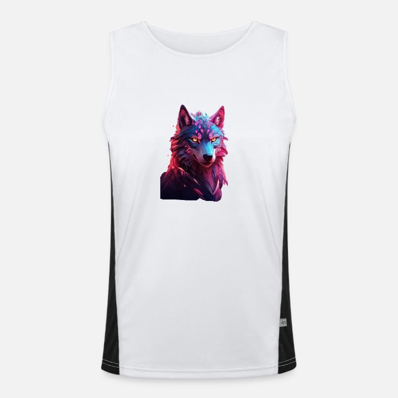 Wolf Men's Functional Contrast Tank Top 