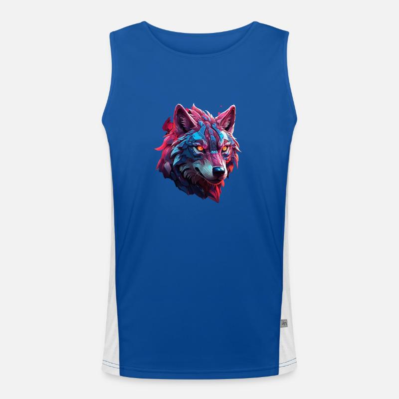 Wolf Men's Functional Contrast Tank Top 