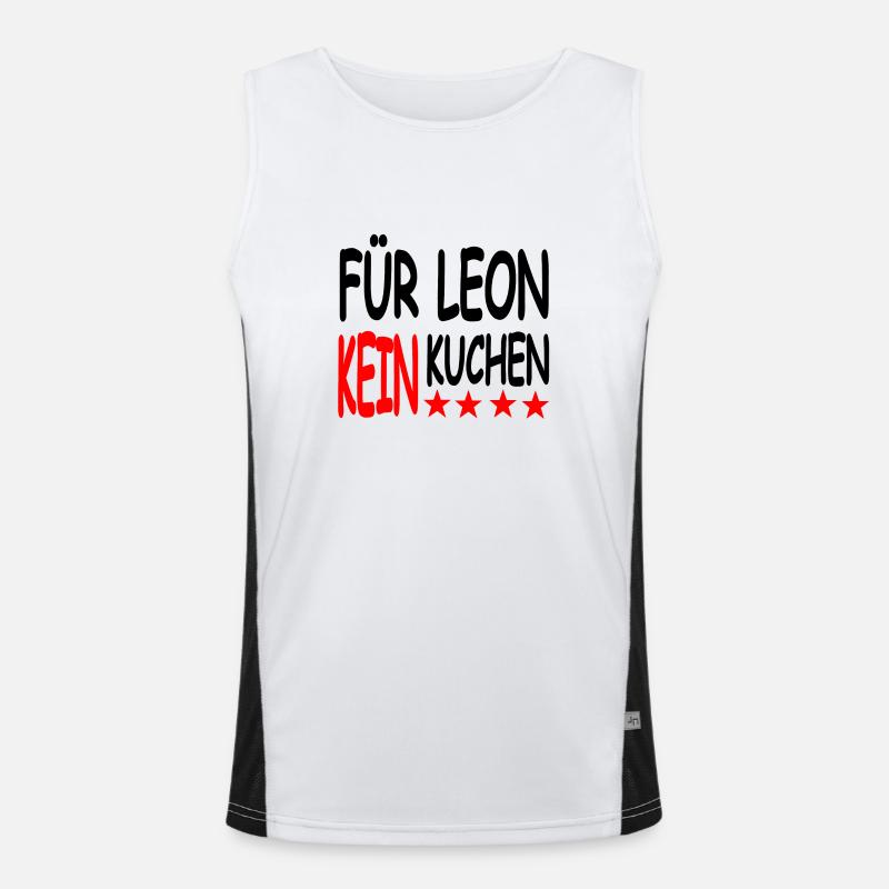 Kuchen Funktionelles Kontrast-Tank Top für Männer 