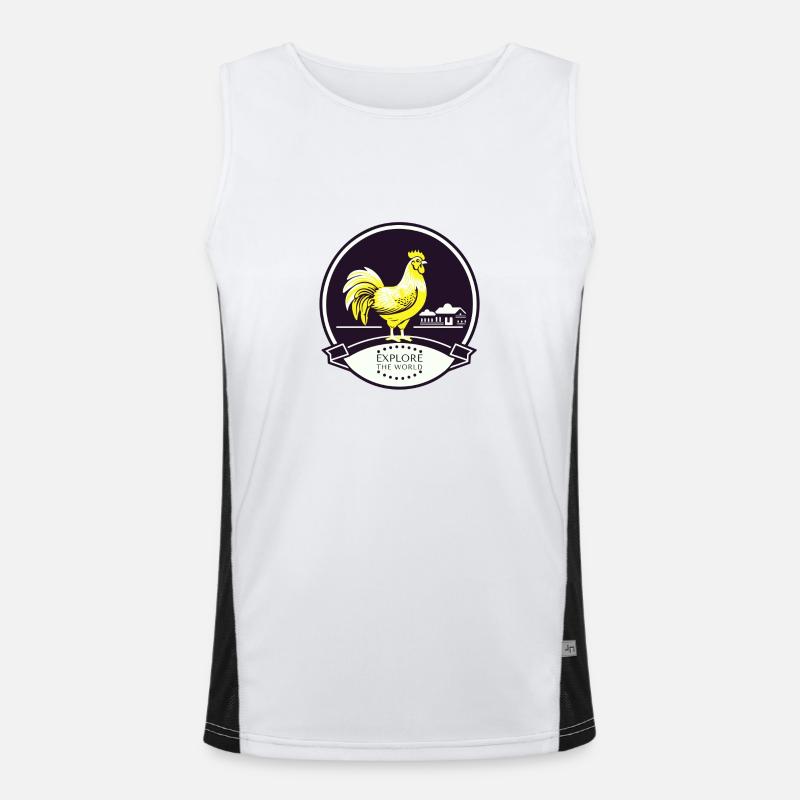 POULET DORÉ Débardeur respirant contrasté Homme 