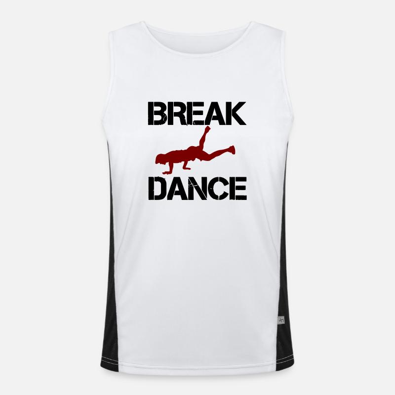 Breakdance Men's Functional Contrast Tank Top 