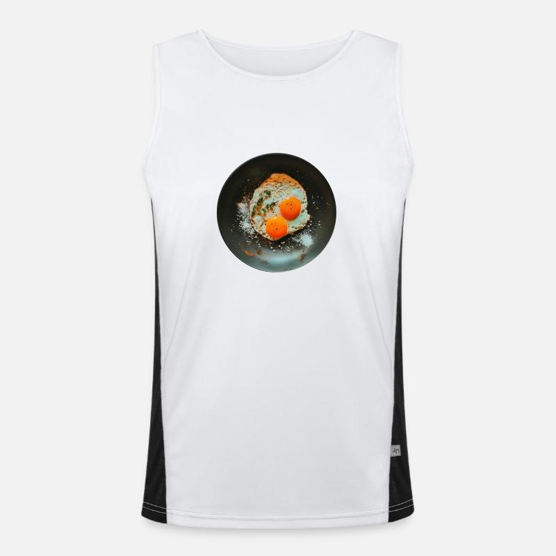 Spiegeleier Funktionelles Kontrast-Tank Top für Männer 