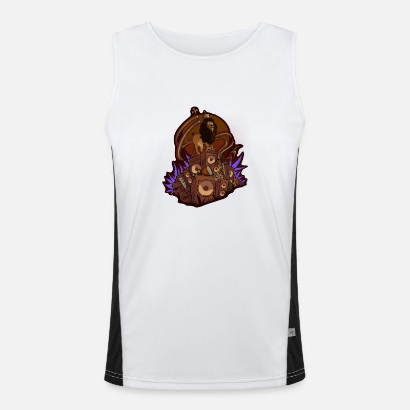 RIDM Visions Men's Functional Contrast Tank Top 