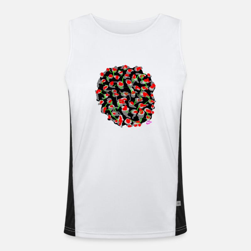 LETHAL DEFo III 2107 VIRUS Men's Functional Contrast Tank Top 