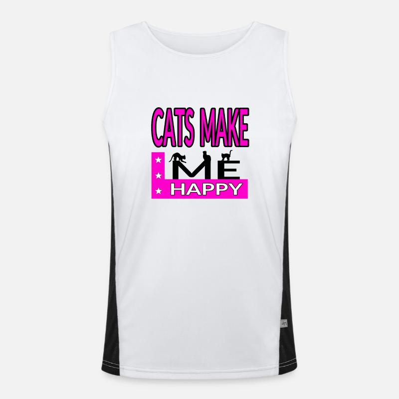 Félin Débardeur respirant contrasté Homme 