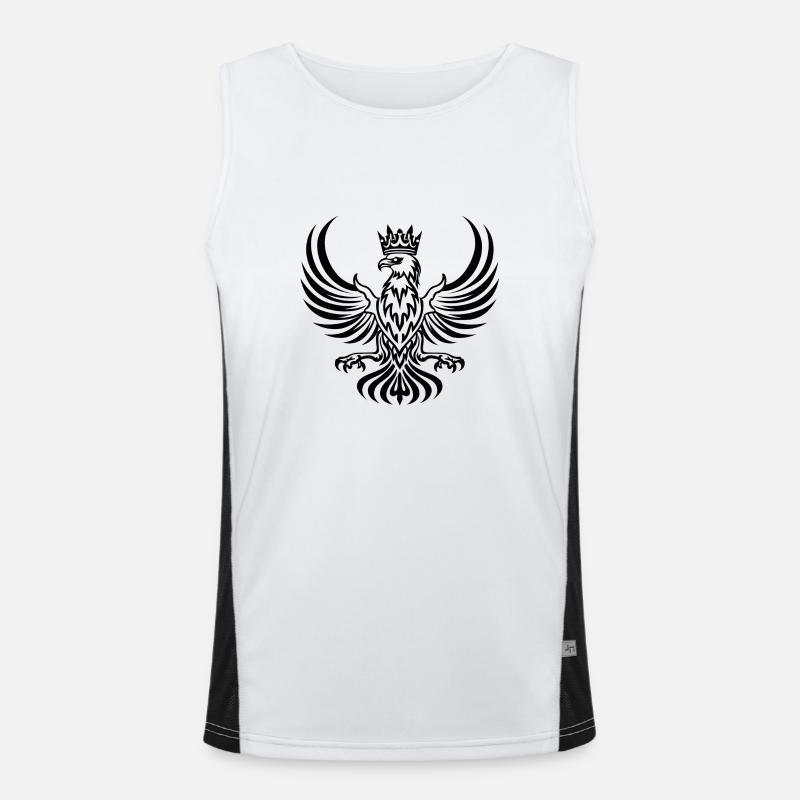 Adler-Phoenix Funktionelles Kontrast-Tank Top für Männer 