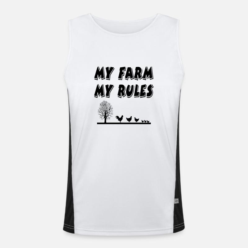 Farm Men's Functional Contrast Tank Top 