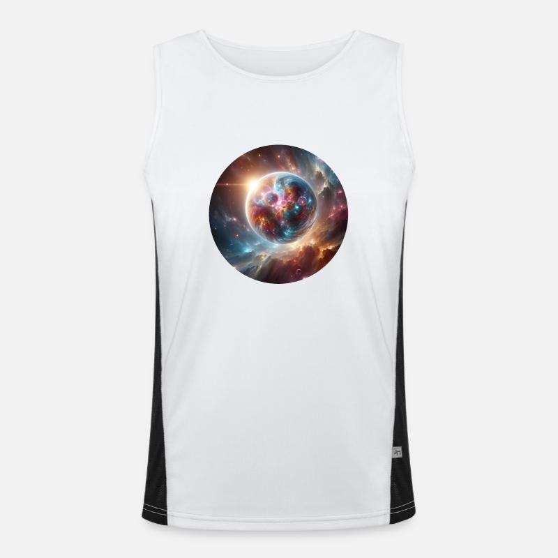 Space Men's Functional Contrast Tank Top 