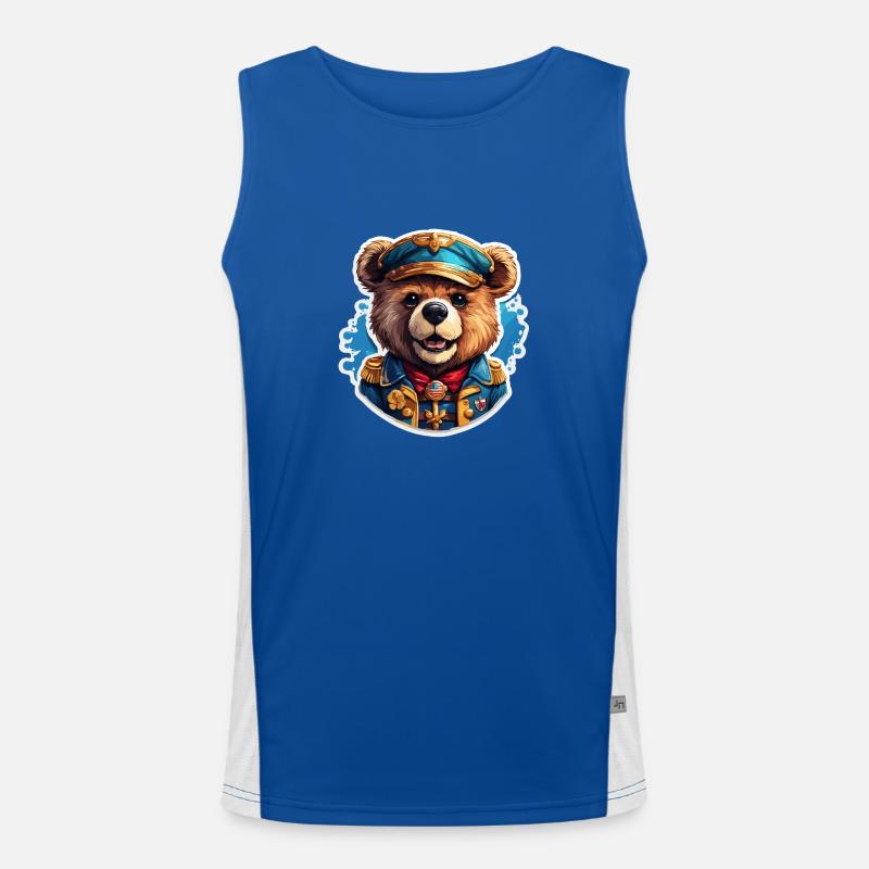 Teddybär / Kuscheltier / Stofftier / Geschenkidee Funktionelles Kontrast-Tank Top für Männer 